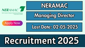 NERAMAC Managing Director Recruitment 2025 - Apply Online for Managing Director Posts