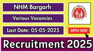 NHM Bargarh Data Entry Operator Recruitment 2025 - Apply Offline for 61 Posts NHM Bargarh Data Entry Operator Recruitment 2025 - Apply Offline for 61 Posts