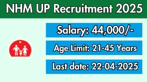 NHM UP Consultant Recruitment 2025 - Apply Online for 47 Consultant Posts
