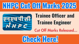 NHPC Trainee Officer and Trainee Engineer Cut Off Marks 2025 has released: Check Cut off Marks here nhpcindia.com NHPC Trainee Officer and Trainee Engineer Cut Off Marks 2025 has released: Check Cut off Marks here nhpcindia.com