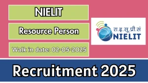 NIELIT Resource Person Recruitment 2025 – Walk in
