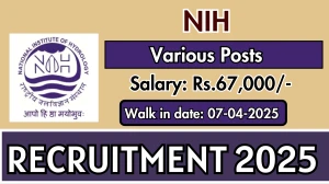 NIH  Job Vacancy 2025, Walk in for 08 JRF, Project Scientist and More Posts