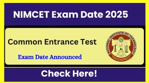 NIMCET 2025 Exam Date Out nitt.edu Check Time Table Here