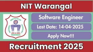 NIT Warangal Job Vacancy 2025, Apply Online for 01 Software Engineer Posts