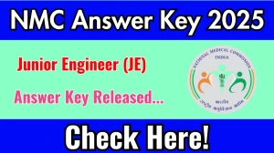 NMC JE Answer Key 2025 Available for the Download Answer Key PDF at nmcnagpur.gov.in NMC JE Answer Key 2025 Available for the Download Answer Key PDF at nmcnagpur.gov.in