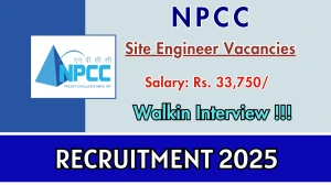 NPCC Site Engineer Recruitment 2025 – Walk in for 10 Posts