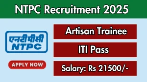 NTPC Artisan Trainee Recruitment 2025 - Apply Offline for 07 Posts
