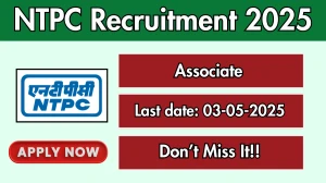 NTPC Associate Recruitment 2025 - Apply Online