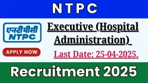 NTPC Executive Recruitment 2025 - Apply Online for 15 Posts Before April 25