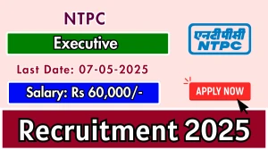 NTPC Executive Recruitment 2025 - Apply Online for 15 Posts