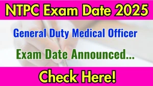 NTPC GDMO Exam Date 2025 Announced at ntpc.co.in Exam details here