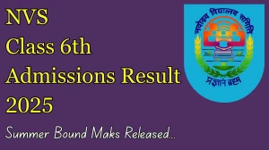 NVS Class 6th Admissions Result 2025 Out For Summer Bound at navodaya.gov.in How to check Results Here