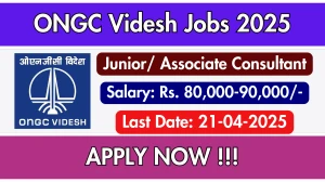 ONGC Videsh Junior/ Associate Consultant Recruitment 2025 - Apply Offline ONGC Videsh Junior/ Associate Consultant Recruitment 2025 - Apply Offline