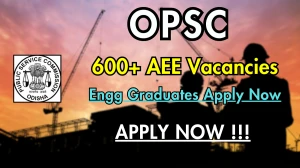 OPSC AEE Recruitment 2025 - Apply Online for 621 Posts Before May 08 OPSC AEE Recruitment 2025 - Apply Online for 621 Posts Before May 08