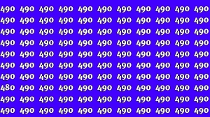 Optical Illusion 10 Seconds Challenge: Only People with Sharp Eyes Can spot the Number 480