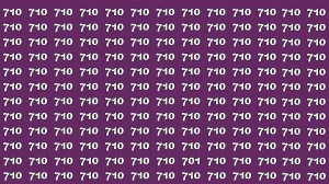 Optical Illusion 7 Seconds Challenge: Only People with Eagle Eyes Can spot the Number 701