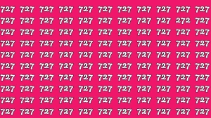 Optical Illusion 8 Seconds Challenge: Only People with Eagle Eyes Can spot the Number 272
