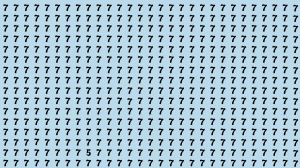 Optical Illusion IQ Test: Are You A Genius? Within 5 Seconds Spot The Number 5 among 7