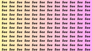 Optical Illusion: Within 5 Seconds Spot The Word Sea among See