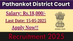 Pathankot District Court Peon Recruitment 2025 - Apply Offline for 6 Posts Before May 15