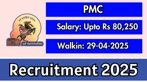PMC Recruitment 2025 – Walk in for 32 Senior Resident, Junior Resident and Other Posts