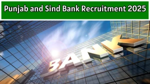 Punjab and Sind Bank BMC Recruitment 2025 - Apply Offline