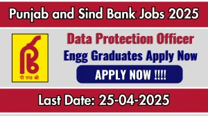 Punjab and Sind Bank Data Protection Officer Recruitment 2025 - Apply Offline for 01 Data Protection Officer Posts Punjab and Sind Bank Data Protection Officer Recruitment 2025 - Apply Offline for 01 Data Protection Officer Posts