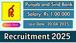 Punjab and Sind Bank Internal Ombudsman Recruitment 2025 - Apply Offline for 01 Internal Ombudsman Posts