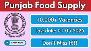 Punjab Food Supply Recruitment 2025 - Apply Offline for 10,003 Punjab Ration Depot Vacancy Punjab Food Supply Recruitment 2025 - Apply Offline for 10,003 Punjab Ration Depot Vacancy