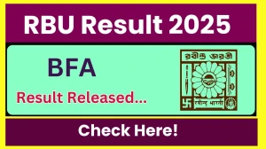 RBU Result 2025 Released at rbu.ac.in Direct Link to Download 5th Semester Result