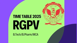 RGPV Time Table 2025 Announced @ rgpv.ac.in Details Here