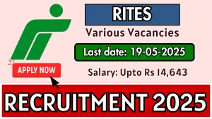 RITES Recruitment 2025 - Apply Online for 14 Technician, Field Engineer and Other Posts RITES Recruitment 2025 - Apply Online for 14 Technician, Field Engineer and Other Posts