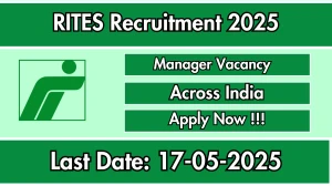 RITES Various Manager Recruitment 2025 - Apply Offline for 16 Manager/ Senior Manager/ Assistant Manager Posts RITES Various Manager Recruitment 2025 - Apply Offline for 16 Manager/ Senior Manager/ Assistant Manager Posts