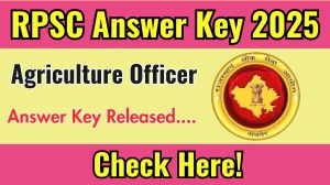 RPSC Answer Key 2025 Out rpsc.rajasthan.gov.in Download Agriculture Officer Answer Key Here