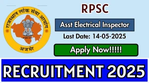 RPSC Assistant Electrical Inspector Recruitment 2025 - Apply Online for 09 Assistant Electrical Inspector Posts