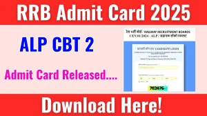 RRB ALP CBT 2 Admit Card 2025 OUT
