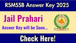 RSMSSB Rajasthan Jail Prahari Answer Key 2025 Available Soon rsmssb.rajasthan.gov.in Download Jail Prahari Answer Key Here