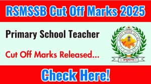 RSMSSB Primary School Teacher Cut Off Marks 2025 has released: Check Cut off Marks here rsmssb.rajasthan.gov.in RSMSSB Primary School Teacher Cut Off Marks 2025 has released: Check Cut off Marks here rsmssb.rajasthan.gov.in