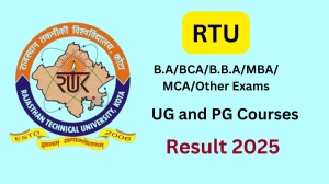 RTU Result 2025 Released at rtu.ac.in Direct Link to Download UG and PG Courses Result RTU Result 2025 Released at rtu.ac.in Direct Link to Download UG and PG Courses Result