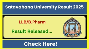 Satavahana University Result 2025 Released at satavahana.ac.in Direct Link to Download 5th, 7th Semester Result