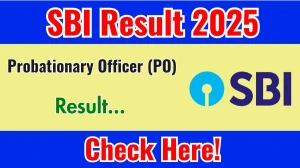 SBI PO Result 2025 Released at sbi.co.in