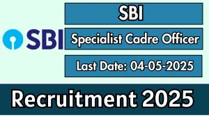 SBI SCO Recruitment 2025 - Apply Online for 02 Posts