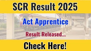 SCR Act Apprentice Result 2025 Out at scr.indianrailways.gov.in, Direct Link to Download Result PDF Here