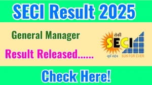 SECI General Manager Result 2025 Announced. Direct Link to Check SECI General Manager Result 2025 seci.co.in SECI General Manager Result 2025 Announced. Direct Link to Check SECI General Manager Result 2025 seci.co.in