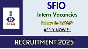 SFIO Intern Notification 2025 - Apply Offline Before May 31 SFIO Intern Notification 2025 - Apply Offline Before May 31