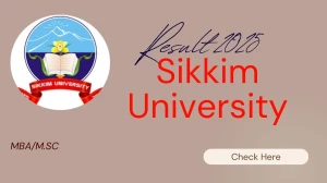 Sikkim University Result 2025 Released at cus.ac.in Direct Link to Download 7th Semester Result Sikkim University Result 2025 Released at cus.ac.in Direct Link to Download 7th Semester Result