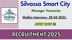 Silvassa Smart City Manager Recruitment 2025 – Walk in for 01 Posts Silvassa Smart City Manager Recruitment 2025 – Walk in for 01 Posts