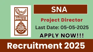 SNA Project Director Recruitment 2025 - Apply Offline for 01 Posts Before May 05