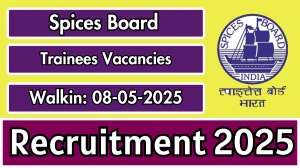 Spices Board Trainees Recruitment 2025 – Walk in Spices Board Trainees Recruitment 2025 – Walk in