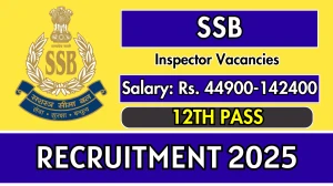 SSB Inspector Recruitment 2025 - Apply Offline SSB Inspector Recruitment 2025 - Apply Offline